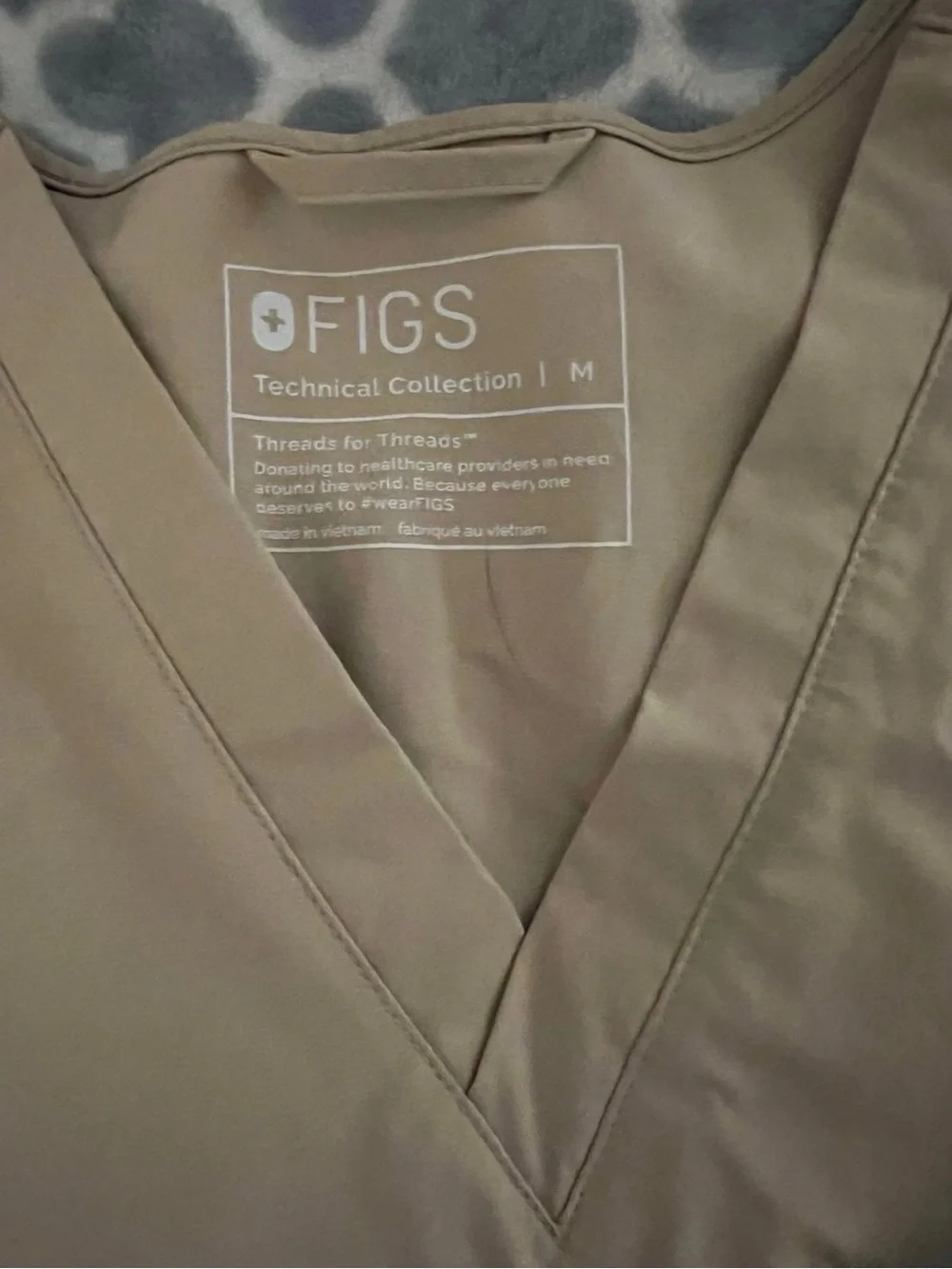 FIGS unisex Jogger Scrub Pants in Tan
